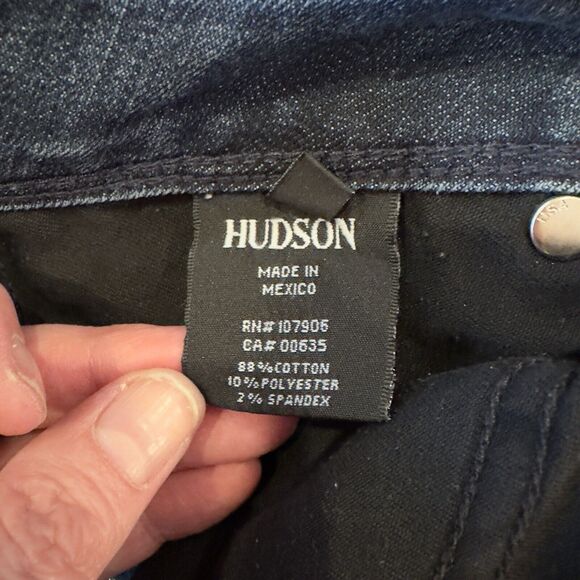 Hudson Jeans Women’s Size 28 Beth Baby Boot Flap Pockets Mid Rise Medium Wash - Picture 8 of 10